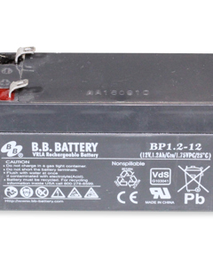 Lead accumulator 12V/1.2Ah f/alarm unit AC108